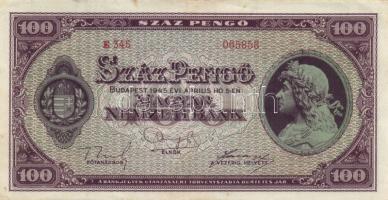 1945. 100P (2x) eltérő színváltozatok! T:III