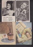 7 db vegyes, háború előtti motívumlap / 7 mixed topic cards