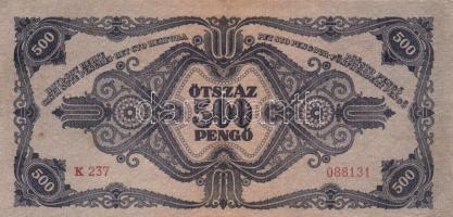 1945. 500P (2x) eltérő árnyalat T:II,III