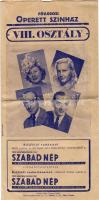 1950-es évek Operettszínház: VIII. osztály  brossúra