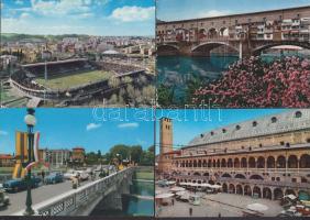 52 db modern olasz városképes lap, / 52 Italian town-view cards
