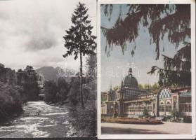 42 db vegyes, modern európai városképes lap / 42 mixed European town-view cards