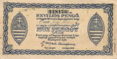 Budapest 194? "Reviziós Pengő" hiányos évszámmal T:III+