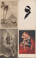 6 db vegyes háború előtti érdekes képeslap / 6 mixed postcards