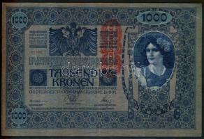 1902. 1000K függőleges "Deutschösterreich" fny-al T:III+/III