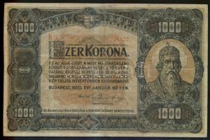 1920. 1000K "Orell Füssli Zürich" T:III/III+