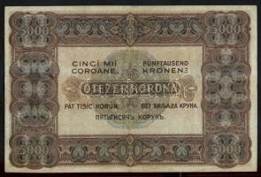 1920. 5000K "5 B 01" T:III(kis beszakadás)