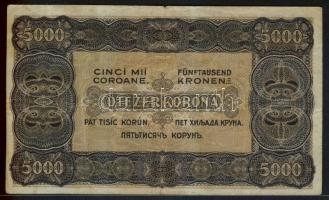 1923. 5000K nyomdahely nélkül T:III(apró beszakadás)