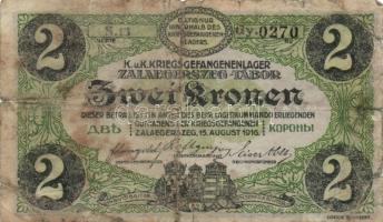 Zalaegerszeg/hadifogolytábor 1916. augusztus 15. 10f + 2K T:IV