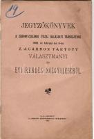 1902 A Záhony-Cigándi Tiszai Halászati Társulat közgyűlésének jegyzőkönyve