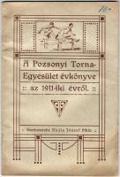 1911 A Pozsonyi Torna Egyesület évkönyve; Wigand K. F. könyvnyomdája