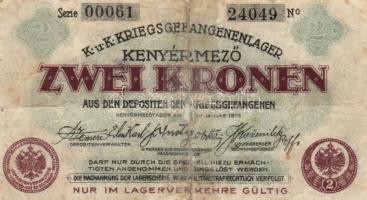 Budapest 1919. "Központi Sajtóvállalat" 20f + Pécs 1919. 10f + Kenyérmező/hadifogolytábor ...