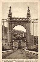 Budapest Erzsébet híd  a Gellért-szoborral