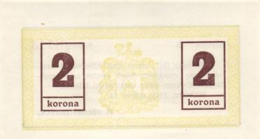 Miskolcz 1919. május 14. 1K + 2K utalvány T:I,III