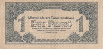 1944. 1P-1000P "V.H." teljes 8klf értékű bankjegy sorozata T:II,III