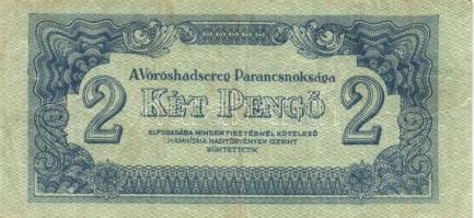 1944. 1P-1000P "V.H." teljes 8klf értékű bankjegy sorozata T:II,III