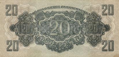 1944. 1P-1000P "V.H." teljes 8klf értékű bankjegy sorozata T:II,III