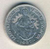 1937. 2P Ag "Madonna" T:2-