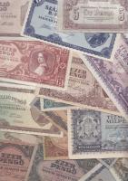 20db főleg klf bankjegy a pengő időszakból T:vegyes