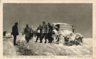 Military WWI K.u.K. soldiers in the Carpathian mountains