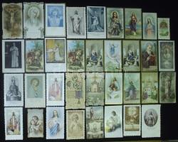 35 db klf szentkép, közte lithokkal