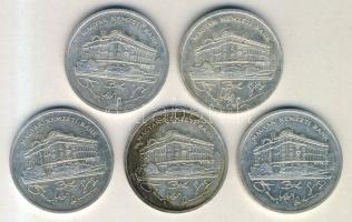 1992. 200Ft Ag "MNB" (5x) T:2 kis ph