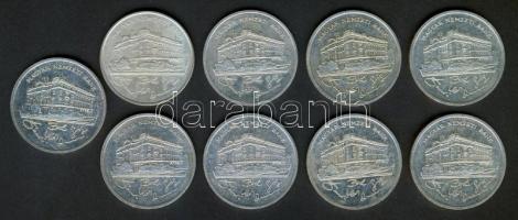 1992-93. 200Ft Ag "MNB" (9x) T:2+,2 kis ph