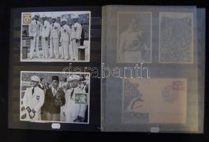 Egy dobot főleg olimpiai témában: 100 év olimpiája egy nagy albumban (kép kivágások) + 2 kötet az 19...