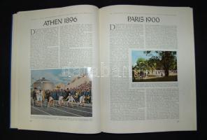 Egy dobot főleg olimpiai témában: 100 év olimpiája egy nagy albumban (kép kivágások) + 2 kötet az 19...
