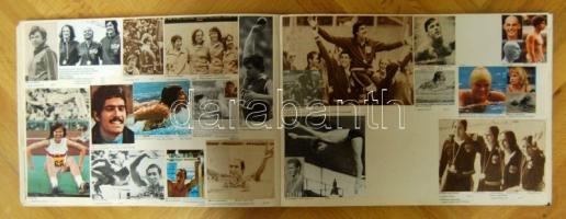 Egy dobot főleg olimpiai témában: 100 év olimpiája egy nagy albumban (kép kivágások) + 2 kötet az 19...