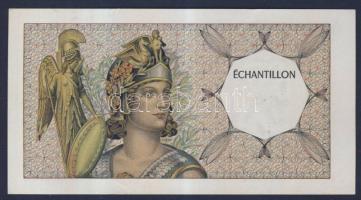 Franciaország DN "Echantillon"  minta bankjegy T:I-