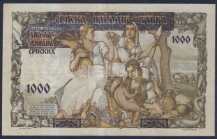Szerbia 1941. 1000D T:II