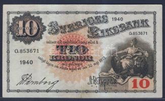 Svédország 1940. 10K T:III+