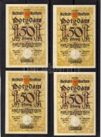 D.Reich 1921 Potsdam 50Pf 4klf./versch.  dekor. szükségpénz/Notgeld T:I