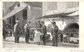 Corfu Port Royal fruit vendor (fl)