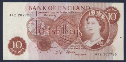 Nagy-Britannia 1966-70. 10Sh T:I-(apró sarokhajlás)