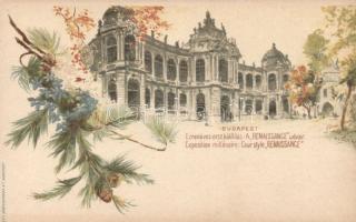 Budapest Ezredéves Országos Kiállítás Renaissance-udvar Ga. litho s: Cserna