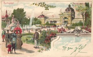 Budapest Ezredéves Országos Kiállítás Iparcsarnok litho