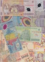 Románia 1941-2001. 500L-100.000L többféle bankjeggyel, összesen 58db! T:vegyes