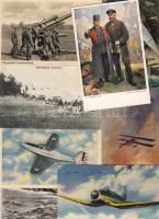 1910-1950. 6 db. harci repülők + 3 katonai téma / 6 Stk. Militärflugzeuge + 3 Militaria