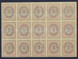 Cári Oroszország 1921. 2R fél ív T:III