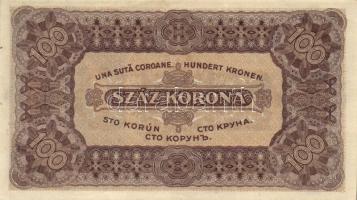 1923. 100K ebből "T.W" (7x) és "Magyar Pénzjegynyomda Rt." (2x) T:I