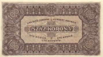 1923. 100K ebből "T.W" (7x) és "Magyar Pénzjegynyomda Rt." (2x) T:I