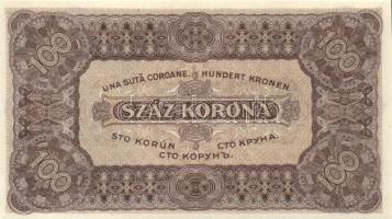 1923. 100K ebből "T.W" (7x) és "Magyar Pénzjegynyomda Rt." (2x) T:I