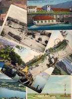 1910-1940. 22 db vegyes képeslap, főleg városképes / 22 Stk AK, zumeist Topographie Ungarn und Ausland