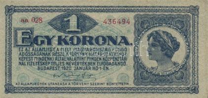 1920. 1K (2x) + 2K "2aa" (3x) 2db sorszámkövető + 2K "2ab *" (6x) 5db sorszámköv...