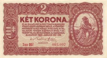 1920. 1K (2x) + 2K "2aa" (3x) 2db sorszámkövető + 2K "2ab *" (6x) 5db sorszámköv...