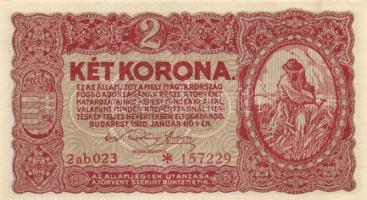 1920. 1K (2x) + 2K "2aa" (3x) 2db sorszámkövető + 2K "2ab *" (6x) 5db sorszámköv...