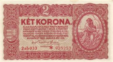 1920. 1K (2x) + 2K "2aa" (3x) 2db sorszámkövető + 2K "2ab *" (6x) 5db sorszámköv...