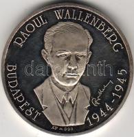 Modern emlékérem "R. Wallenberg" ezüst 31,104gr díszdobozban. tanúsítvánnyal T:PP  Csak 1000db! RRR!!!